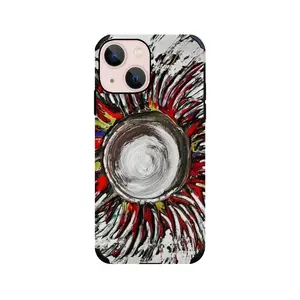 Aztec Sun iPhone13 Mini Phone Case (Leather)