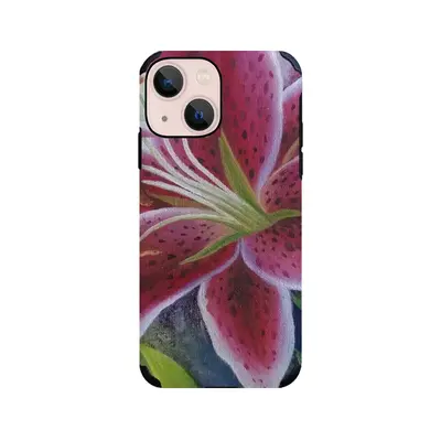 Lily iPhone13 Mini Phone Case (Leather)