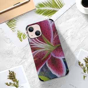 Lily iPhone13 Mini Phone Case (Leather)