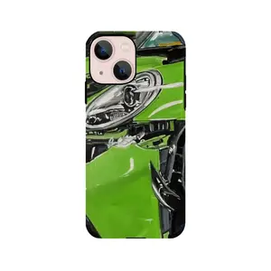 Porsche Gt3 Crash iPhone13 Mini Phone Case (Leather)