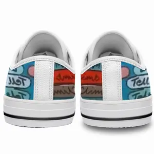 Men Train Of Thought Retro Canvas Shoes