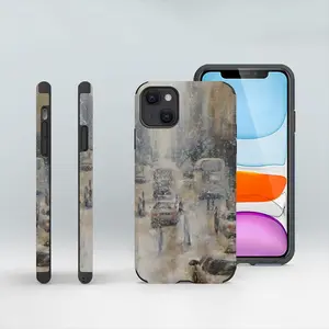 Snowy Day iPhone13 Phone Case (Leather)