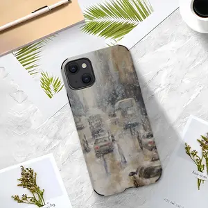 Snowy Day iPhone13 Phone Case (Leather)