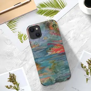 Alligator In Plastic River iPhone13 Phone Case (Leather)