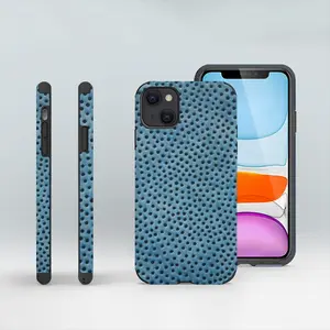 Holes Blue iPhone13 Phone Case (Leather)