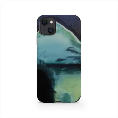 Beach Landscape Inside A Womans Nude iPhone13 Phone Case (Leather)