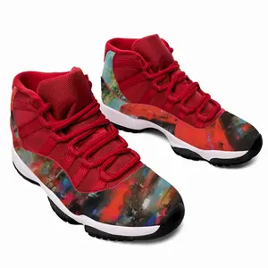 Men Red Coffee HD11 Basketball Sneakers