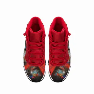 Men Red Coffee HD11 Basketball Sneakers