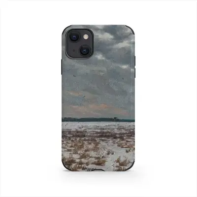 Winter Field iPhone13 Phone Case (Leather)