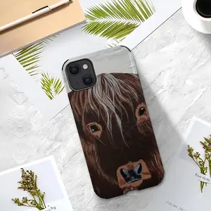 Bull - Red Bull Taurus Animals Buffalo Wild iPhone13 Phone Case (Leather)