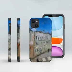 Good Night Montmatre- Paris Nocturne iPhone13 Phone Case (Leather)