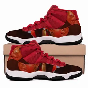 Men Brown Eyes Black Eyebrows HD11 Basketball Sneakers