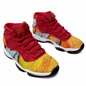 Men Super Angry Cat HD11 Basketball Sneakers