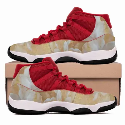 Men Gold Flower HD11 Basketball Sneakers