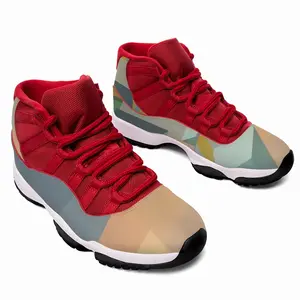 Men Grey & Green HD11 Basketball Sneakers