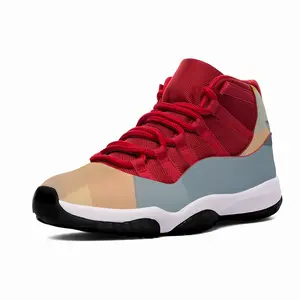 Men Grey & Green HD11 Basketball Sneakers