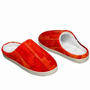 Men Princess Fox Fragment D Winter Cotton Slippers