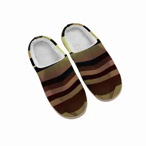 Men Zebra Winter Cotton Slippers