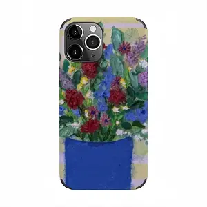 Blue Vase iPhone13 Pro Max Phone Case (Leather)