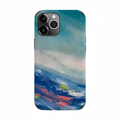 Dancing Waves iPhone13 Pro Max Phone Case (Leather)