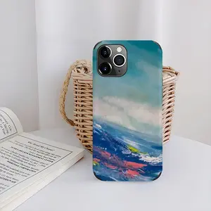 Dancing Waves iPhone13 Pro Max Phone Case (Leather)