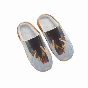 Men Maria With Angels Winter Cotton Slippers