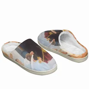 Men Maria With Angels Winter Cotton Slippers