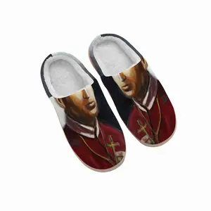 Men Saint Alfonso Liguri Winter Cotton Slippers