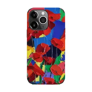 Poppies iPhone13 Pro Phone Case (Leather)