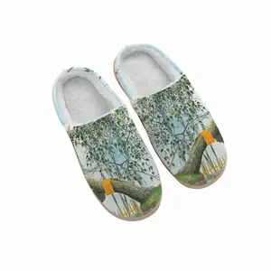 Men The Sacred Branch Winter Cotton Slippers