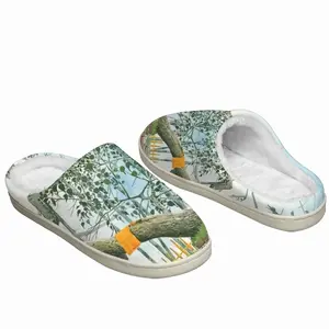 Men The Sacred Branch Winter Cotton Slippers