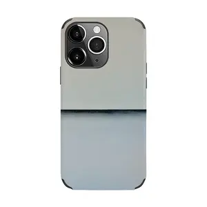 Charcoal White No 1 Series 4 iPhone13 Pro Phone Case (Leather)