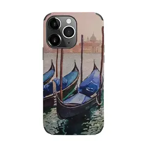 Venetian Gondolas iPhone13 Pro Phone Case (Leather)