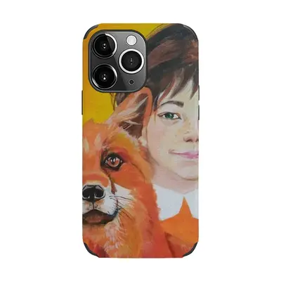 Little Girl With A Fox iPhone13 Pro Phone Case (Leather)