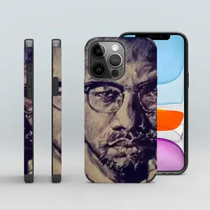 Malcolm X Portrait iPhone13 Pro Phone Case (Leather)