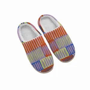 Men Simple Visual Winter Cotton Slippers