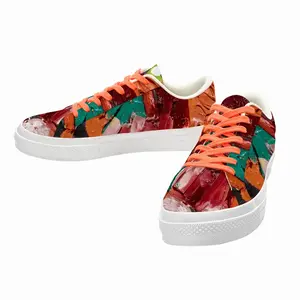 Men Ham And Cheese Low Top Canvas Shoes