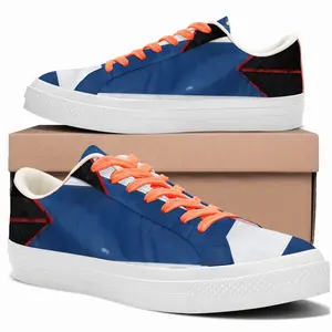 Men Public Flag Cuba Low Top Canvas Shoes