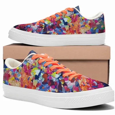 Men Wish You Flowers Nr M Low Top Canvas Shoes