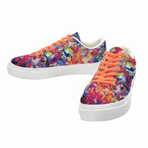 Men Wish You Flowers Nr M Low Top Canvas Shoes