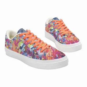 Men Wish You Flowers Nr M Low Top Canvas Shoes