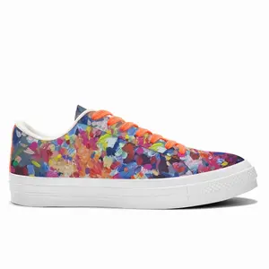 Men Wish You Flowers Nr M Low Top Canvas Shoes