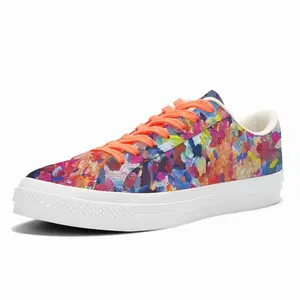 Men Wish You Flowers Nr M Low Top Canvas Shoes