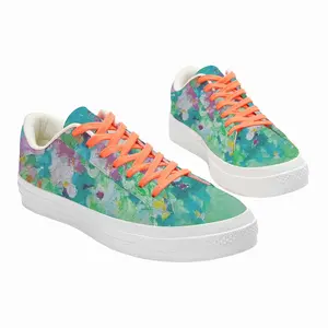 Men Calming Thoughts Low Top Canvas Shoes