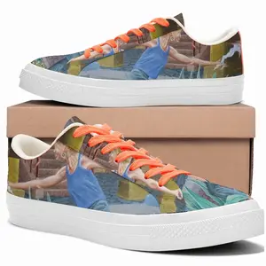 Men The Die Was Cast Low Top Canvas Shoes