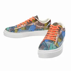 Men The Die Was Cast Low Top Canvas Shoes