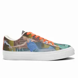 Men The Die Was Cast Low Top Canvas Shoes