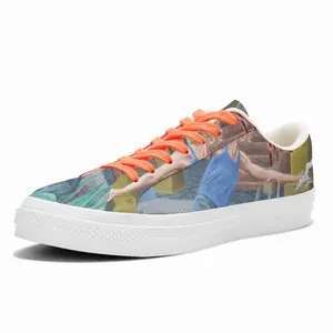 Men The Die Was Cast Low Top Canvas Shoes