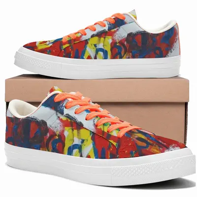 Men Struggle Low Top Canvas Shoes