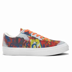 Men Struggle Low Top Canvas Shoes